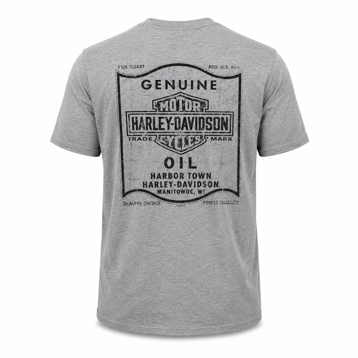 Men's Harley-Davidson Gray #1 Tee_