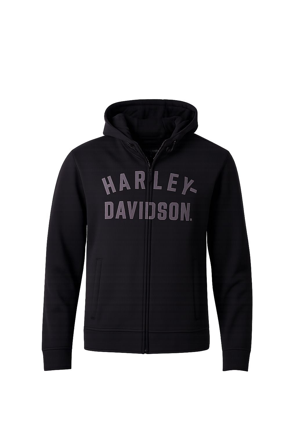 Harley-Davidson Men's Deflector Hooded Riding Fleece Jacket – Windproof, Abrasion-Resistant – Black (98102-23VM)