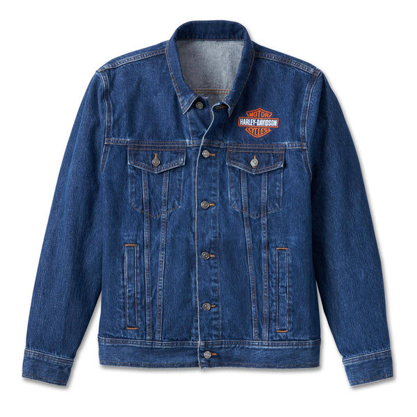 Harley-Davidson Men's Denim Jacket, Blue - 99028-23VM