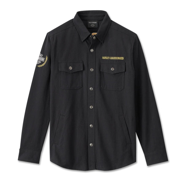 Denim Rock Dress Shirts Harley Davidson Shirts For Men Teddy Morse's Daytona Harley-Davidson Men's Exclusive Iconic Logo Long Sleeve Shirt, Black 4XL Harley Davidson T Shirts Men Denim Rock Dress Shirts Harley Davidson Shirts For Men Teddy Morse's Daytona Harley-Davidson Men's Exclusive Iconic Logo Long Sleeve Shirt, Black 4XL Harley Davidson T Shirts Men