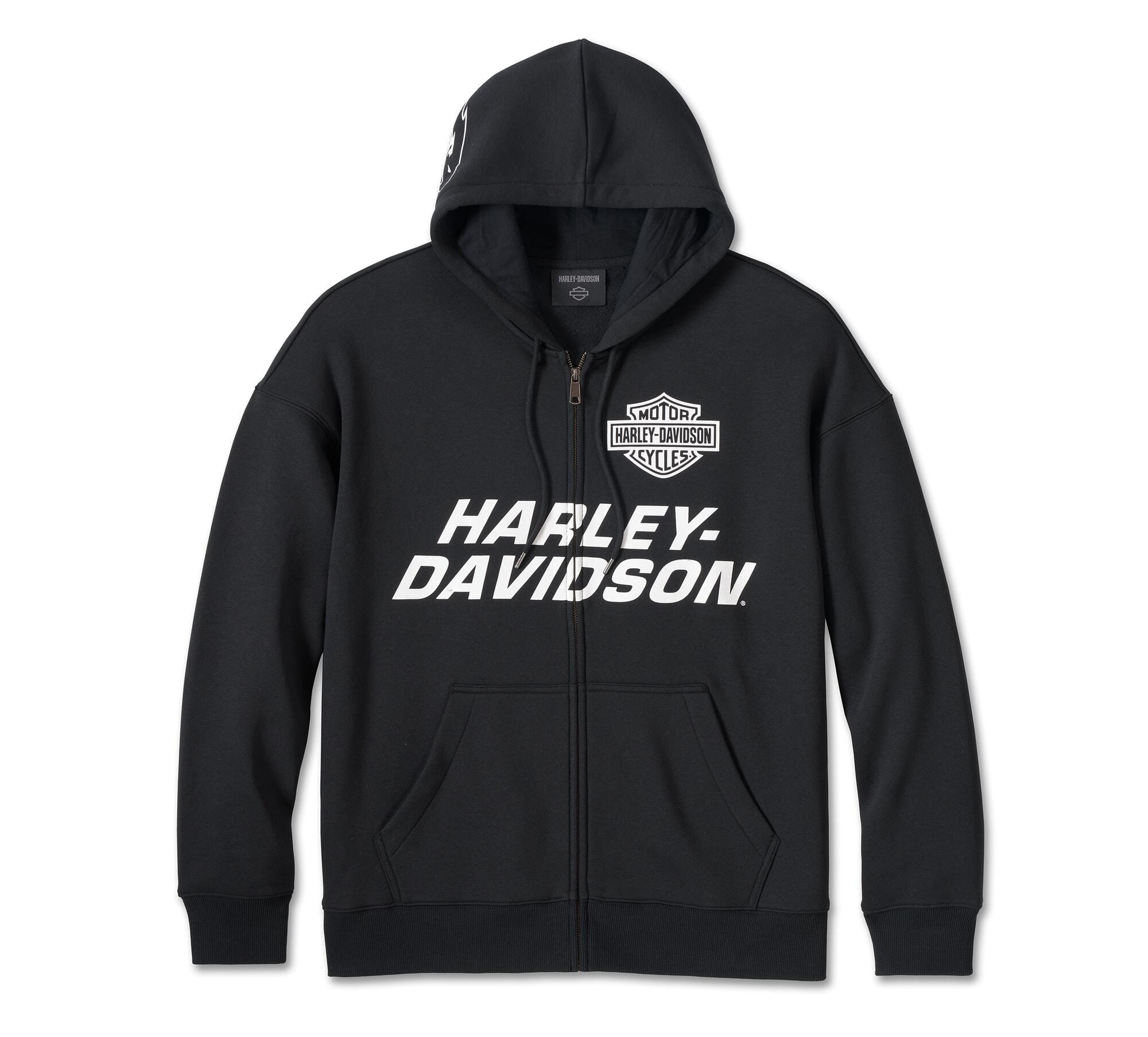 Harley-Davidson Men's Screamin' Eagle Zip-Up Hoodie - Black 96011-24VM