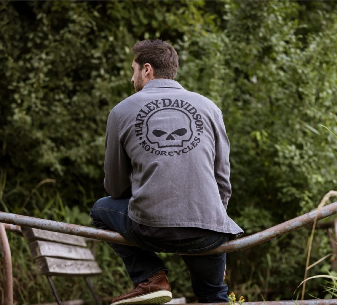 Harley-Davidson Men's Willie G Skull Casual Jacket - 97402-22VM