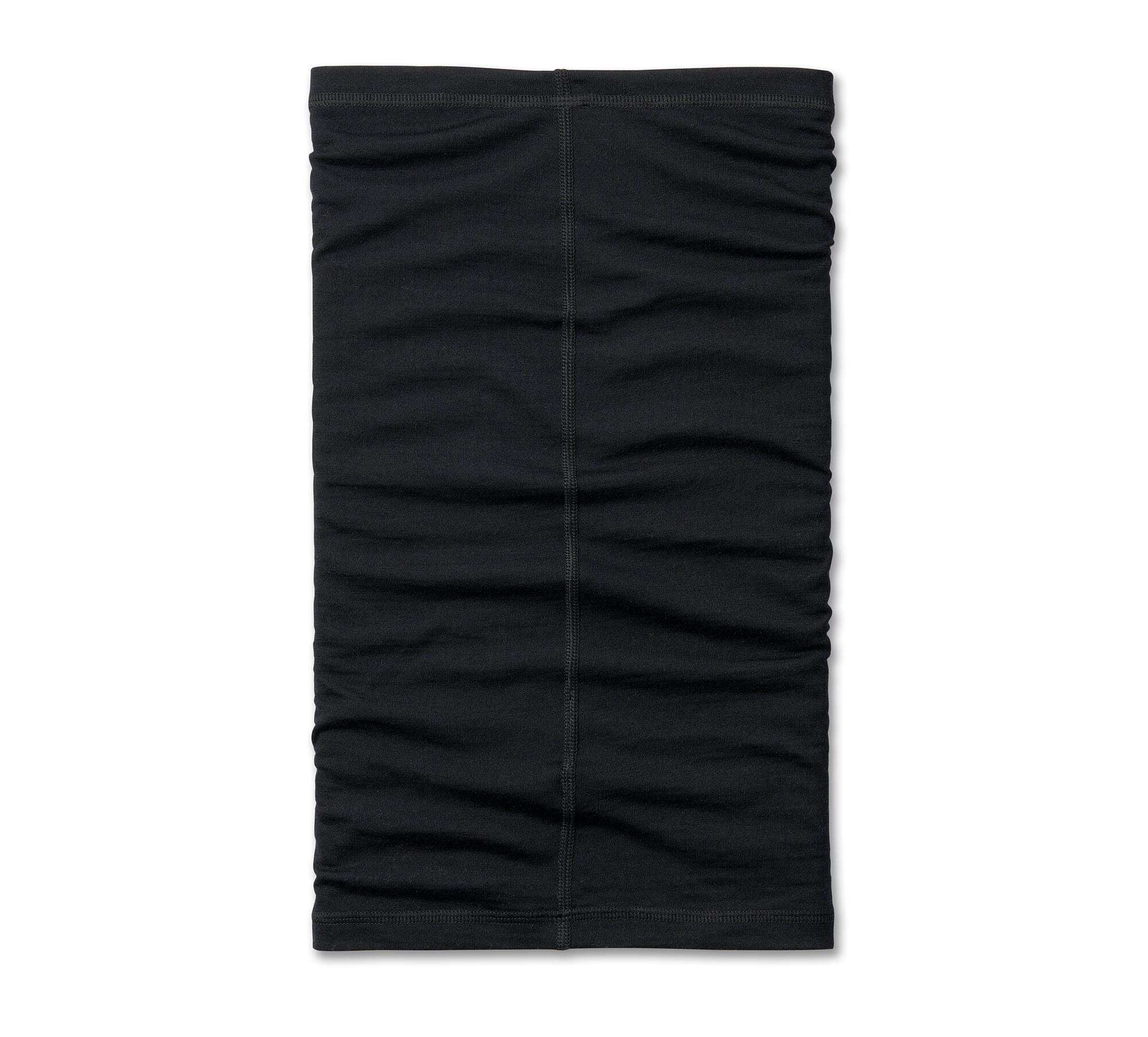 Harley-Davidson Merino Neck Gaiter Bar & Shield - Black, 97667-25VM