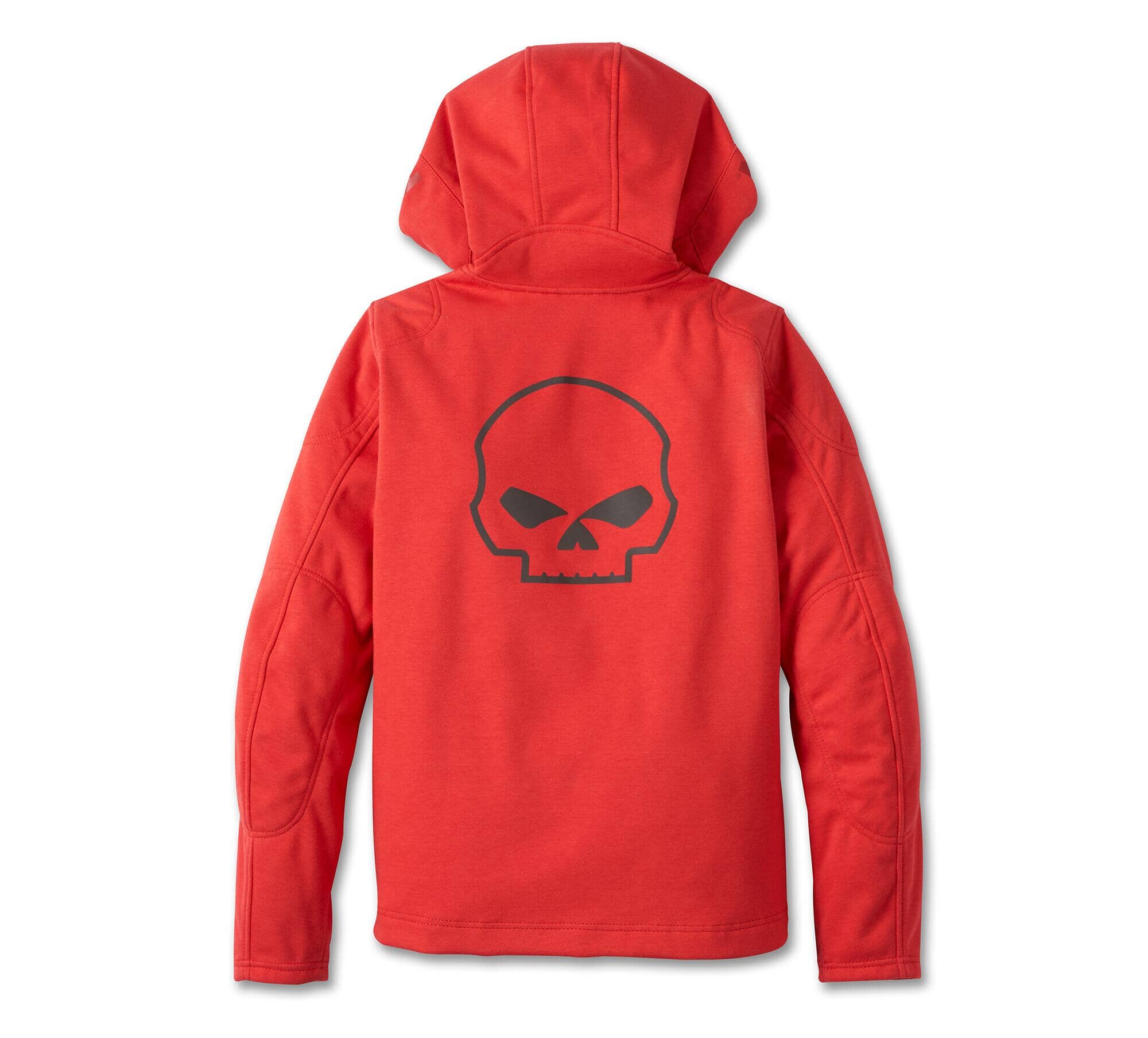 Harley-Davidson Women's Riding Fleece, Deflector 2.0 Hooded, Red 98177