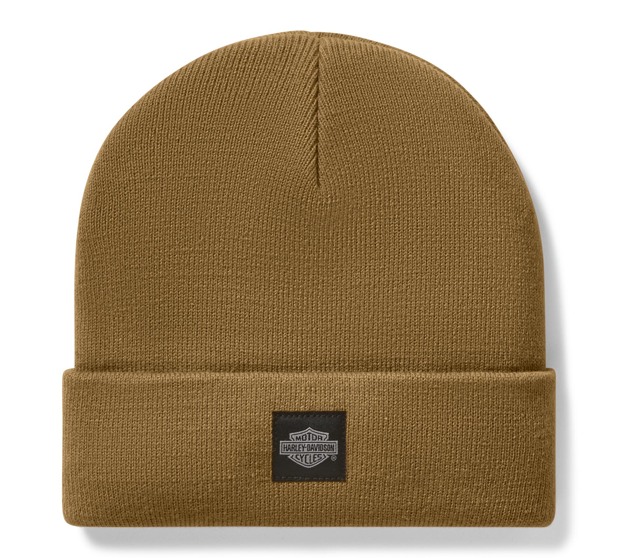 Harley-Davidson Forever Harley Beanie Hat, Tan - 97789-25VX