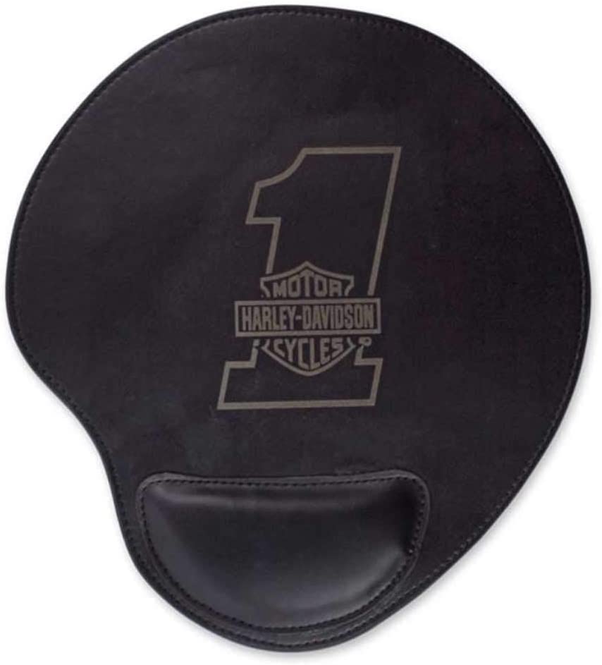 Harley-Davidson #1 Bar & Shield Logo Neoprene Mouse Pad w/Leatherette MO03530