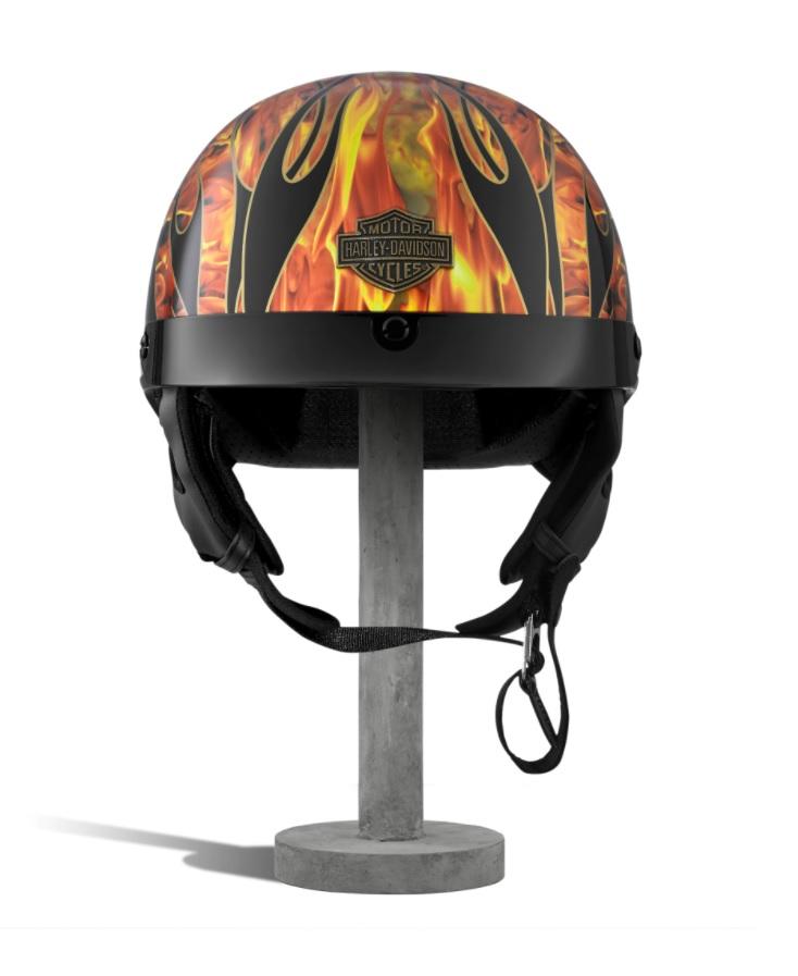 amazon firefighter motorcycle helmets Harley-Davidson Half Helmet Fire Breather Ultra-Light J02