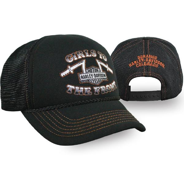 Harley-Davidson Ladies - Girls To The Front Trucker Hat - BCC28130