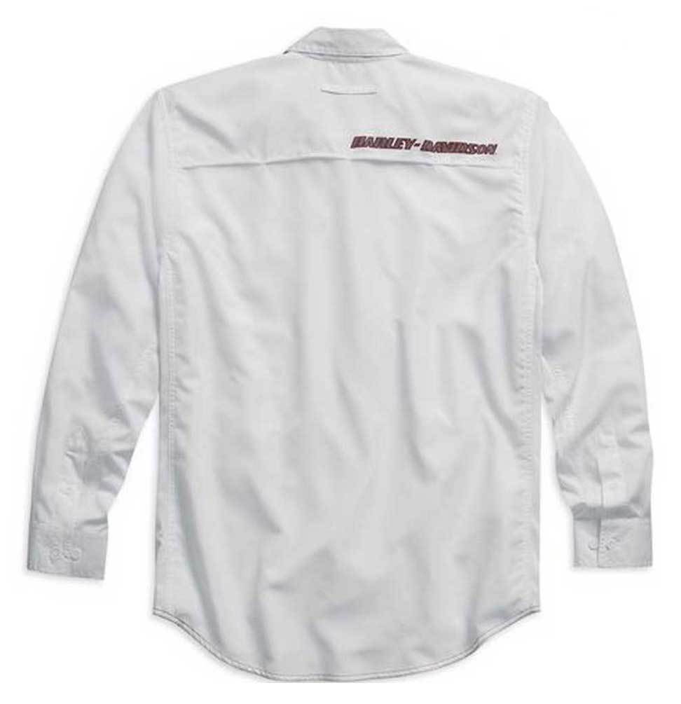 Harley-Davidson Long Sleeve Performance Button Front Shirt- 99016-15VM 5X-Large Harley-Davidson Long Sleeve Performance Button Front Shirt- 99016-15VM 5X-Large