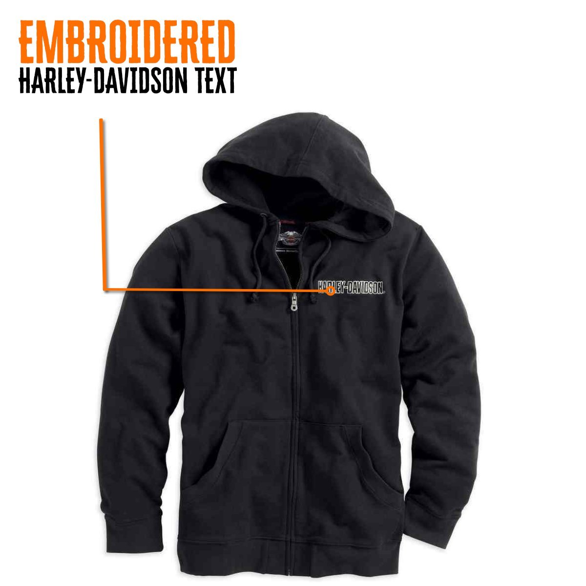 Harley-Davidson™ Men’s Bar & Shield Logo Hoodie - 99003-16VM