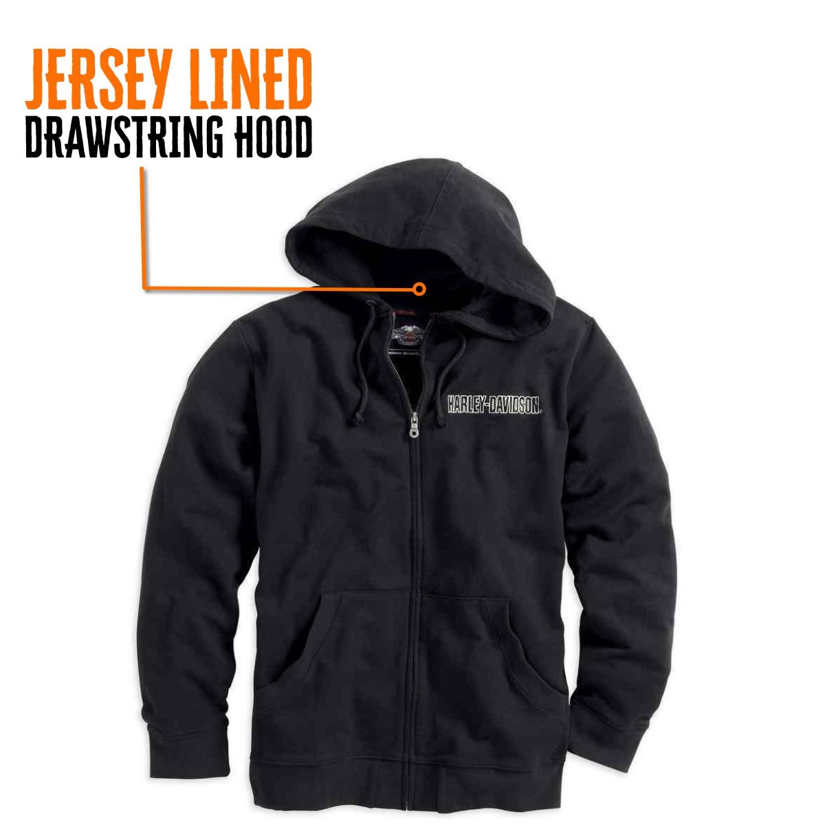 Harley-Davidson™ Men’s Bar & Shield Logo Hoodie - 99003-16VM