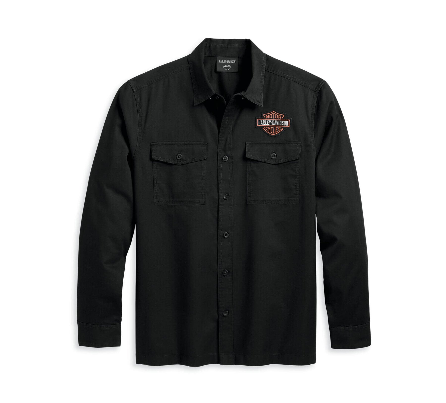 Harley Davidson Mens Bar And Shield Shirt Black Beauty 96131 23vm 