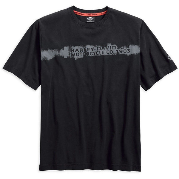 Harley-Davidson™ Men's Black Printed Tee - 96404-18VM