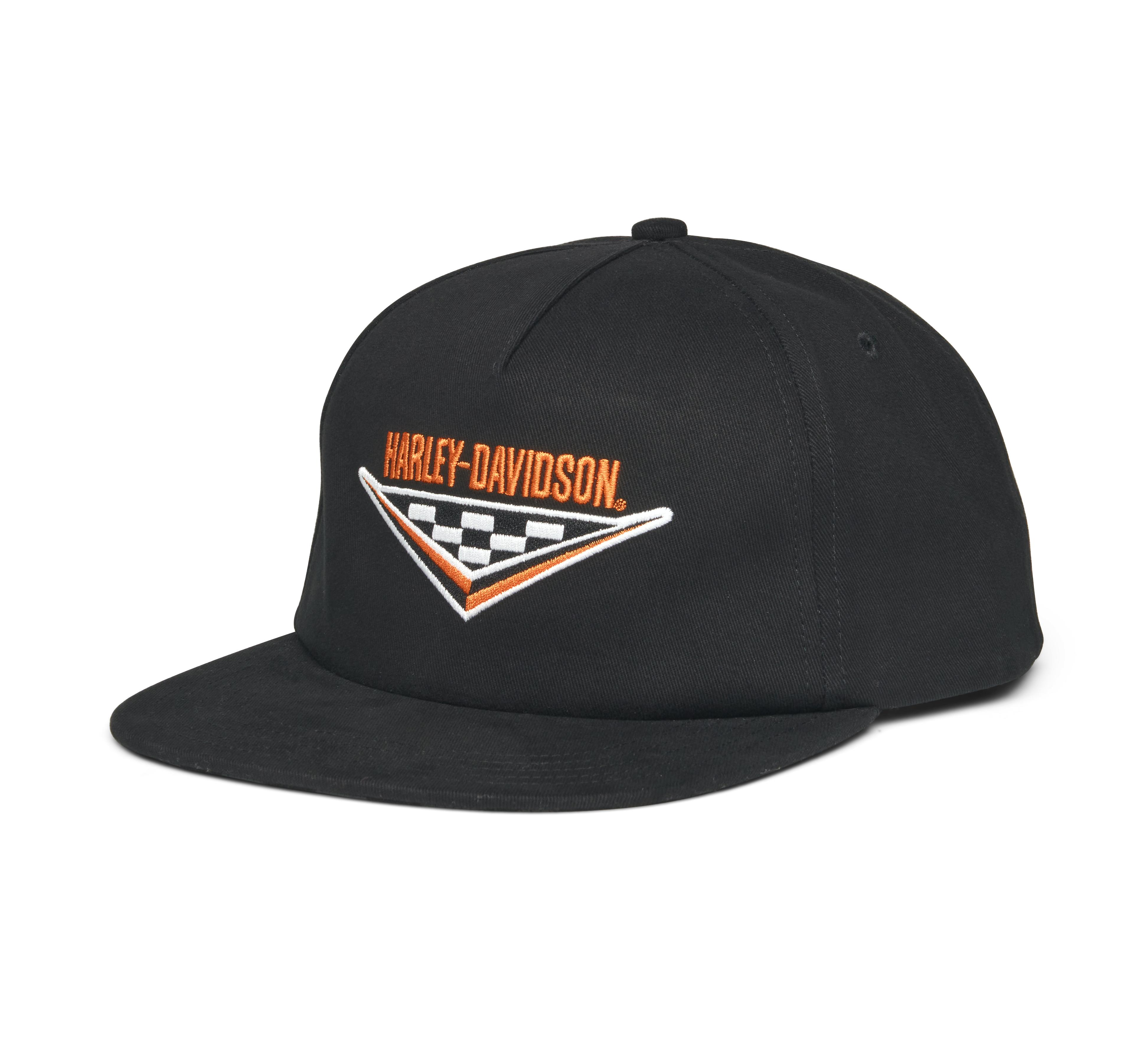 Harley-Davidson Men's Checkerboard Snapback cap, Black - 97665-22VM