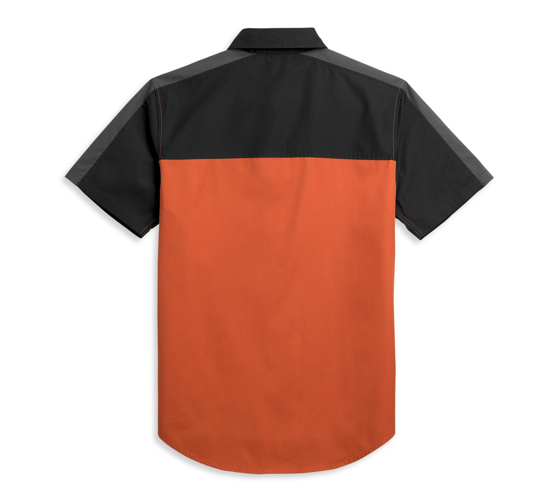 Harley-Davidson Men's Colorblock Slim Fit Logo Shirt - 96455-21VH