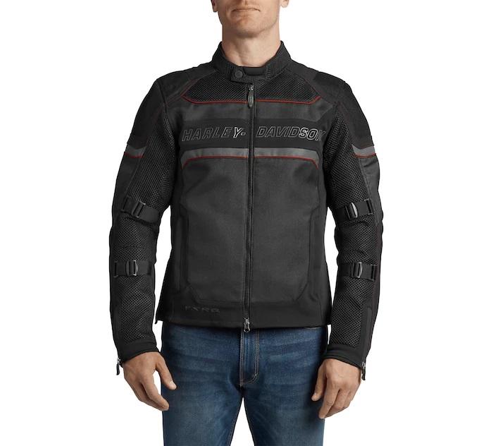 Harley Davidson Men's Leather Armored FXRG Jacket, Size Medium