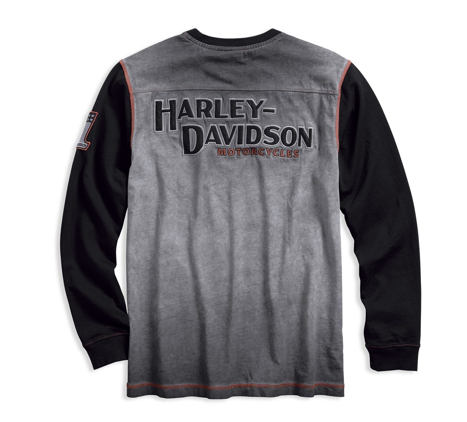 Harley Davidson Men s Iron Block Pullover Grey 99008 17VM