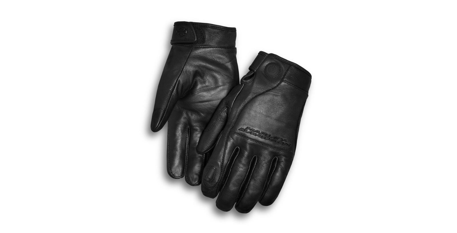 Harley-Davidson Men's Lambent LED Leather Full-Finger Gloves 98352-17VM