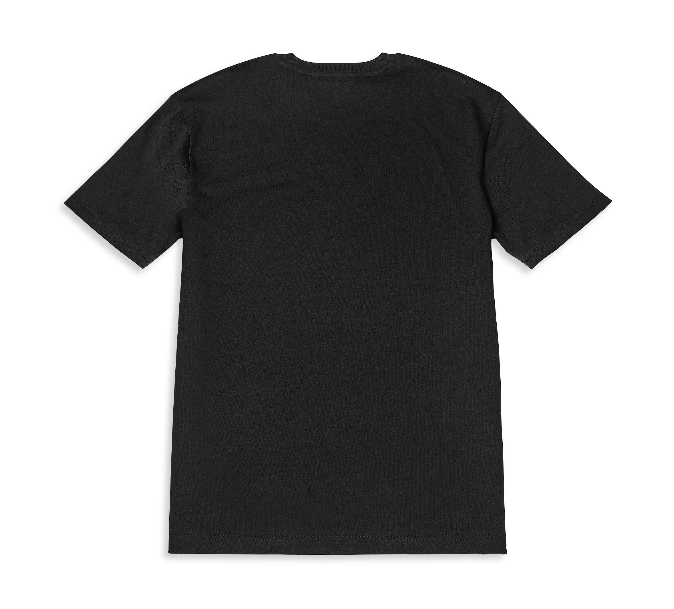 Harley-Davidson Men's Milwaukee Map Skull Graphic Tee - Tall