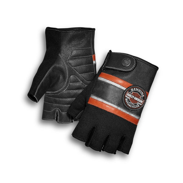 Harley davidson mens fingerless gloves cheap