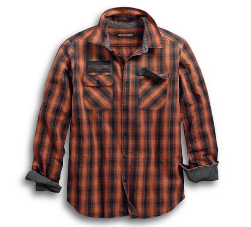 Harley-Davidson Men's Oak Leaf Plaid Shirt - 99010-18VM