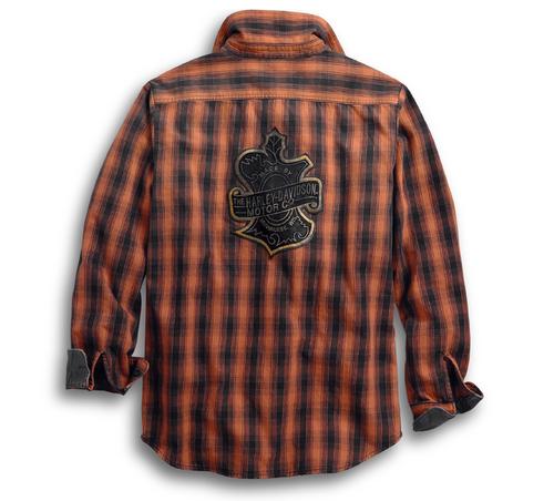 Harley-Davidson Men's Oak Leaf Plaid Shirt - 99010-18VM
