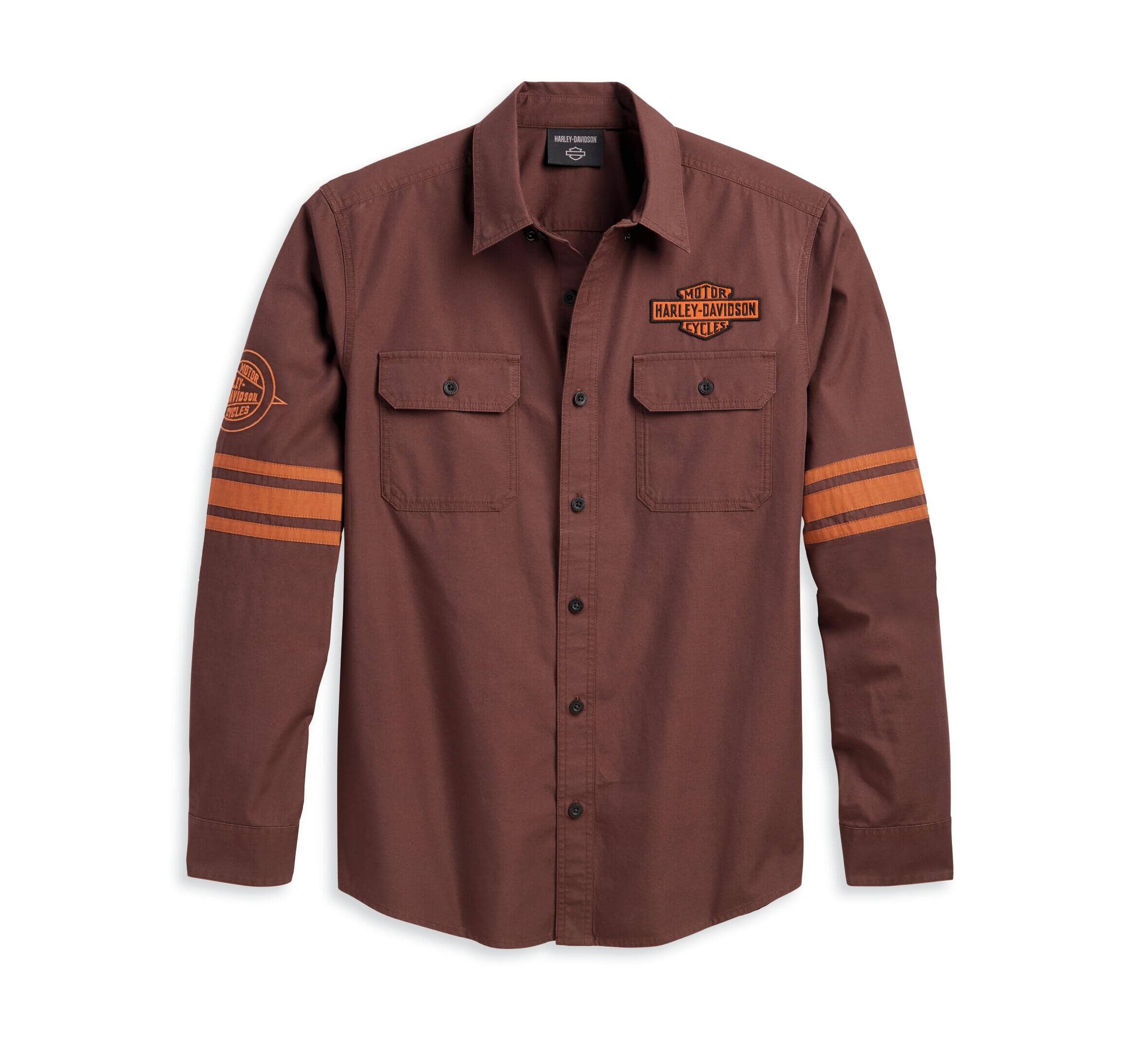 Harley-Davidson Men's Open Road Shirt, Brown - 96130-23VM
