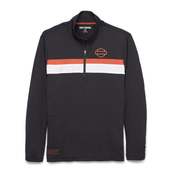 Harley-Davidson Men's Performance 1/4-Zip Pullover - 96026-22VM