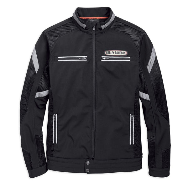 Harley-Davidson® Men's Performance Soft Shell & Mesh Jacket - 97518-19