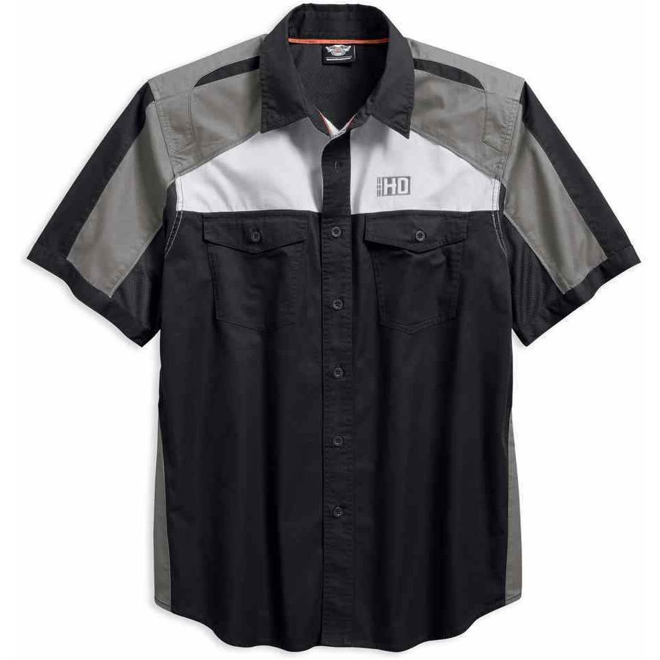Harley-Davidson™ Men's Performance Vented Colorblocked Shirt - 96423-18VM