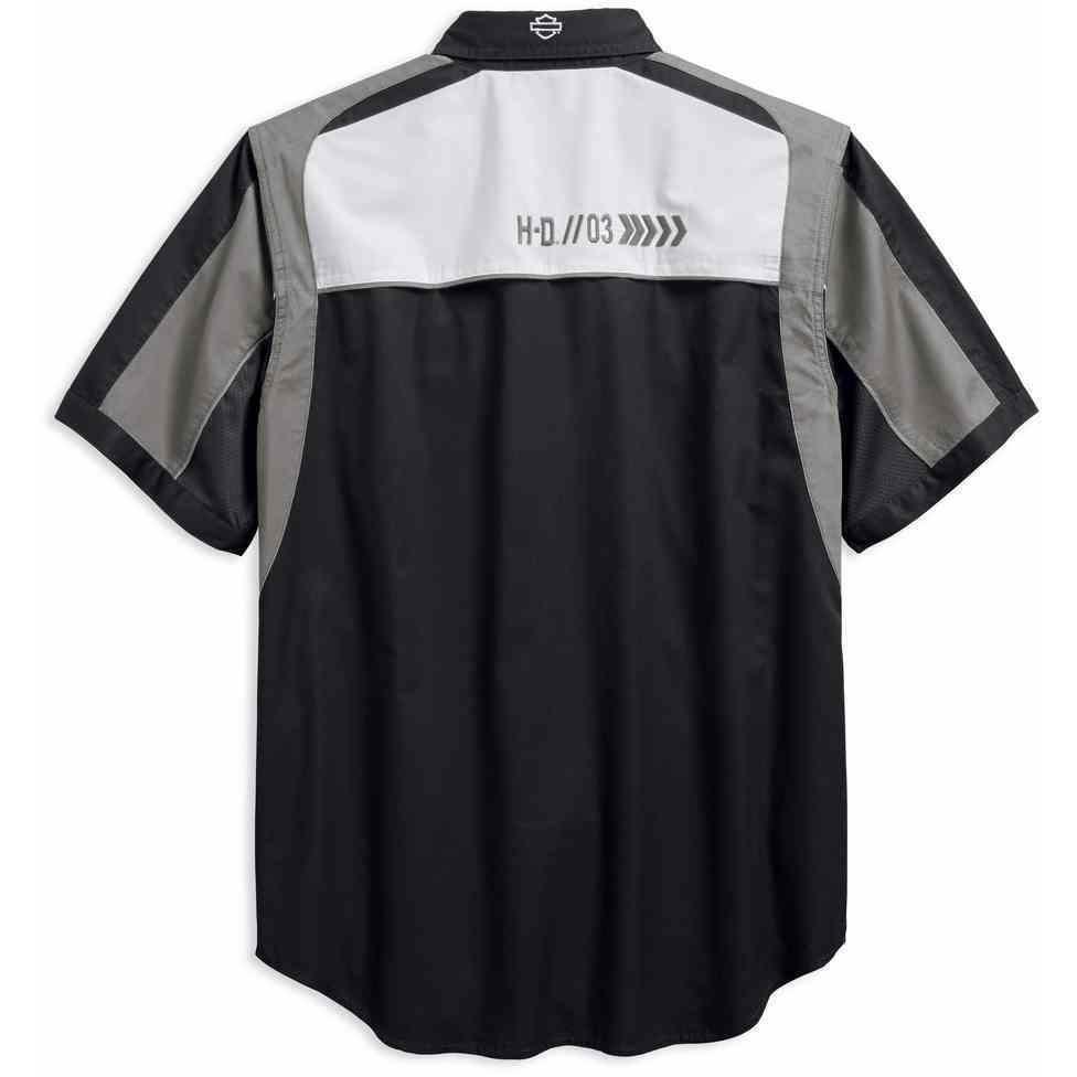 Harley-Davidson™ Men's Performance Vented Colorblocked Shirt - 96423-18VM