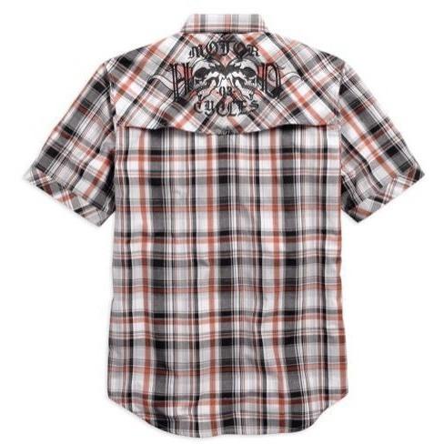 Harley-Davidson™ Men's Performance Vented Plaid Woven Shirt 96000-17VM