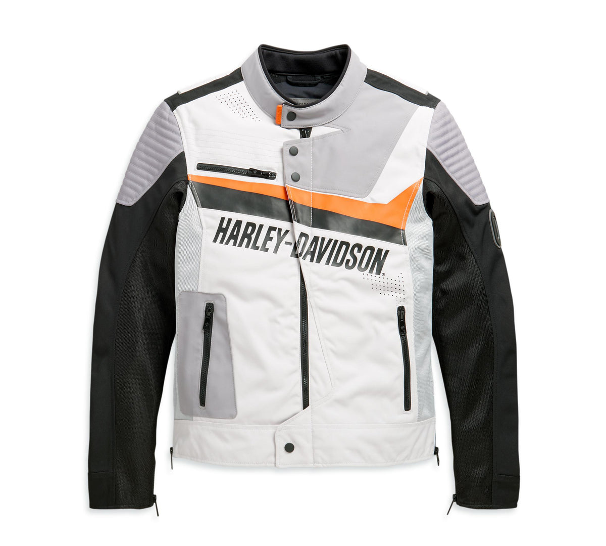 HARLEY DAVIDSON◇シングルライダースジャケット/--/レザー/BRW/無地 