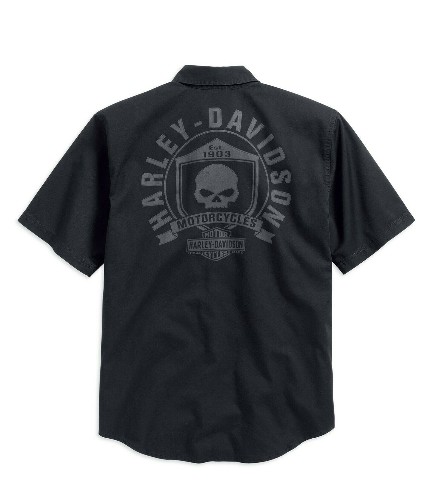 Harley-Davidson Men's Skull Shield Shirt - 99009-16VM