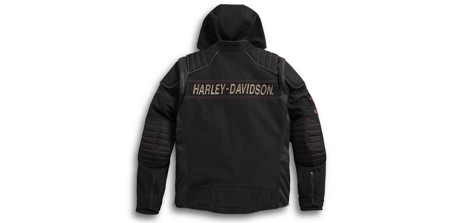 Harley-Davidson Men's Sully 3-in-1 Convertible Mesh Jacket - 98176-17VM