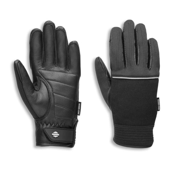 Harley-Davidson® Women's Brady Full Finger Mixed Media Glove - 97114-2