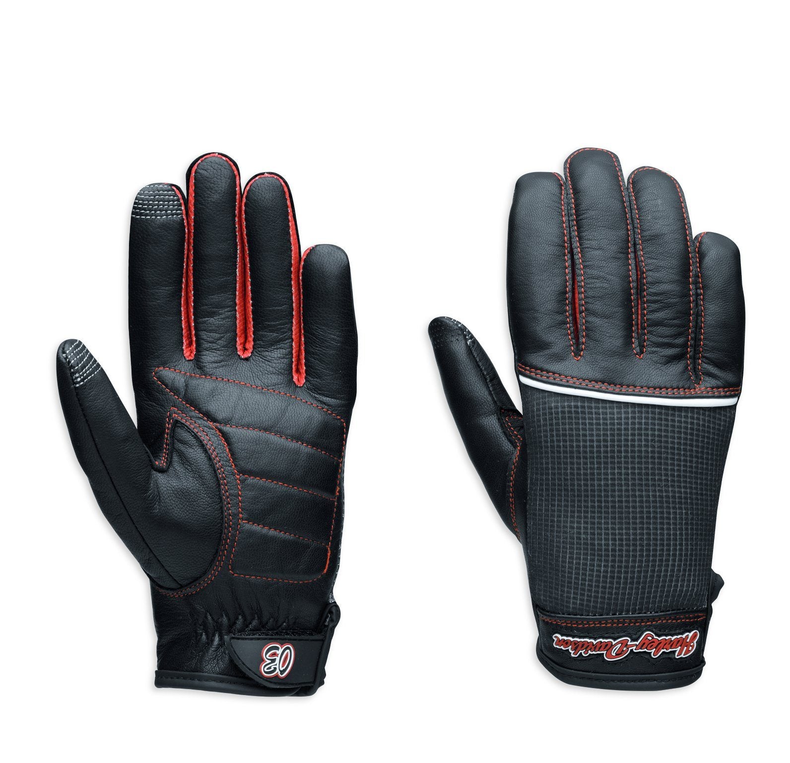 Harley-Davidson Women's Cora Leather & Mesh Full-Finger Gloves - 98295-14VW