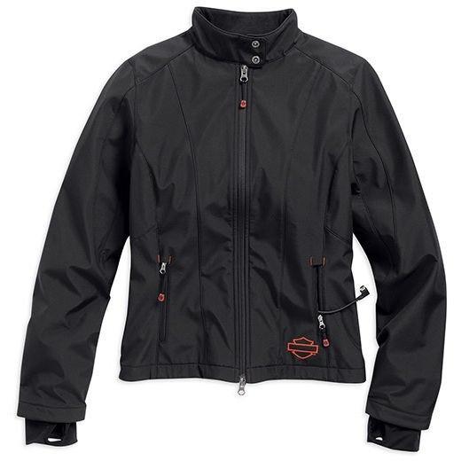 Harley-Davidson™ Womens Heated Soft Shell w/Battery Riding Jacket 98560-15VW