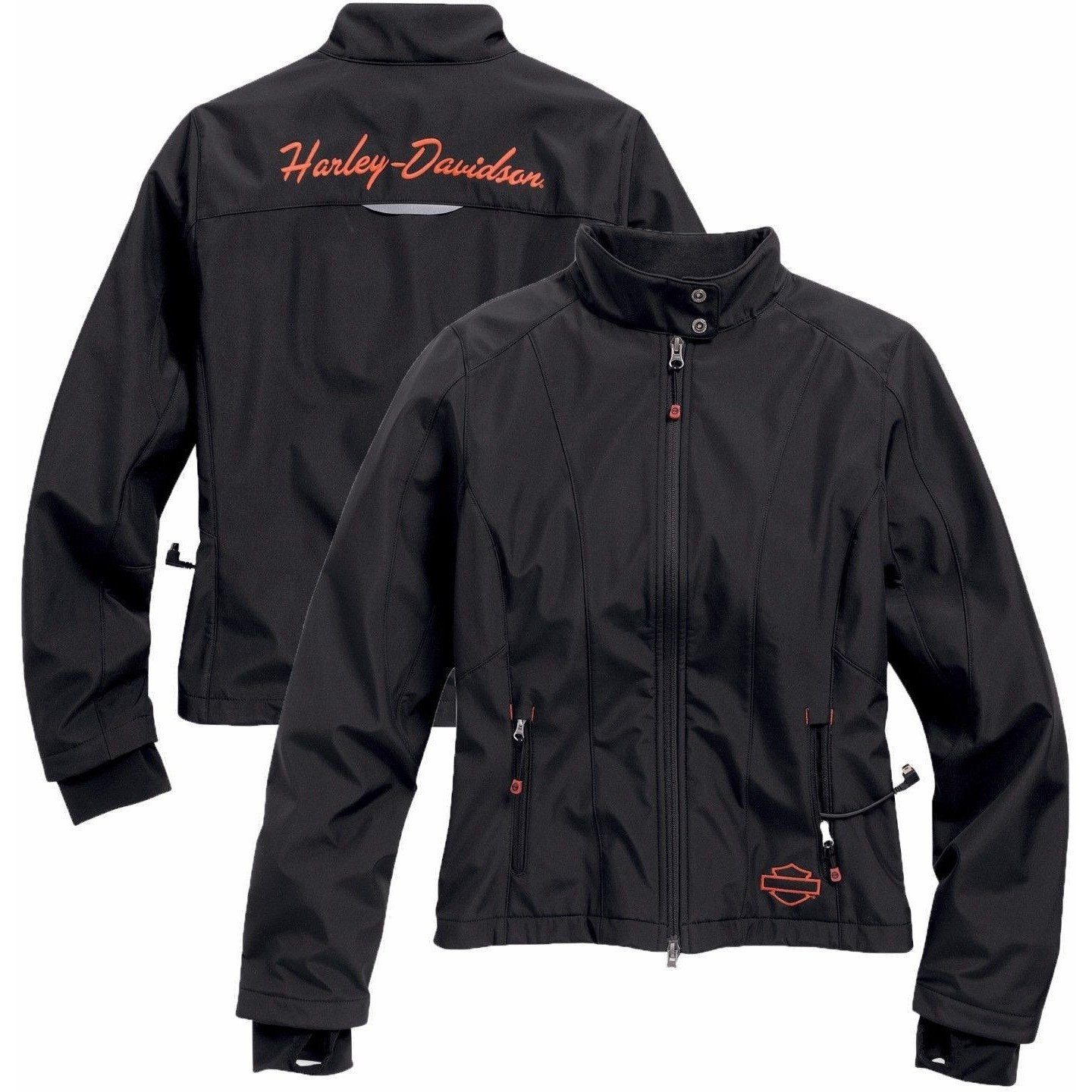 Harley-Davidson™ Womens Heated Soft Shell w/Battery Riding Jacket 98560-15VW