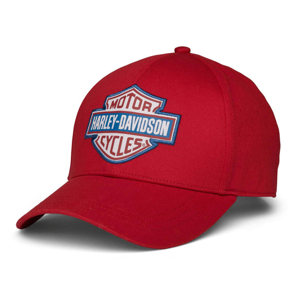 Harley-Davidson Women's Liberty Bell Bar & Shield Cap, Red