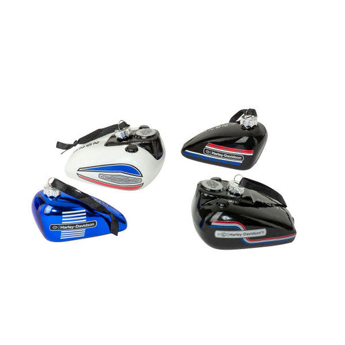 HarleyDavidson® 2021 Motorcycle Gas Tank Holiday Tree Ornament Set, H