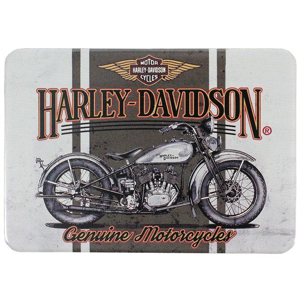 Harley-Davidson® Flathead Motorcycle Square Magnet - DM19286