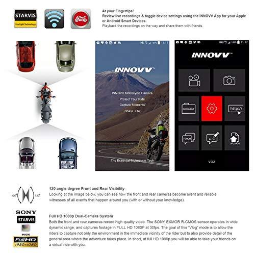 INNOVV K2 Motrcycle / ATV / UTV Dual Camera system with GPS & Wifi