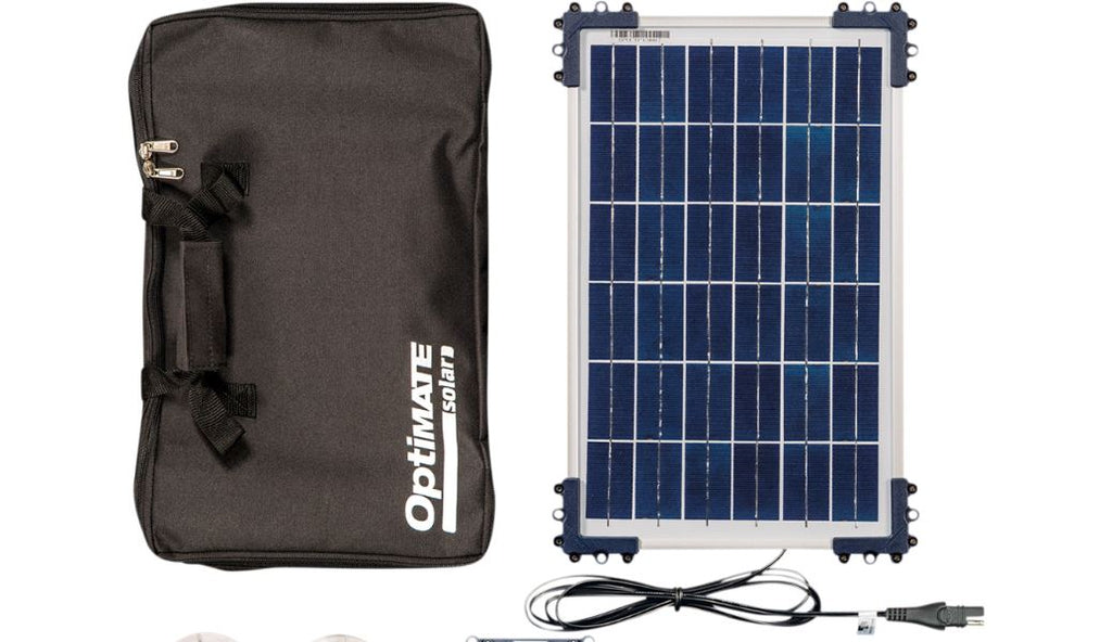 optimate solar duo 10w travel kit