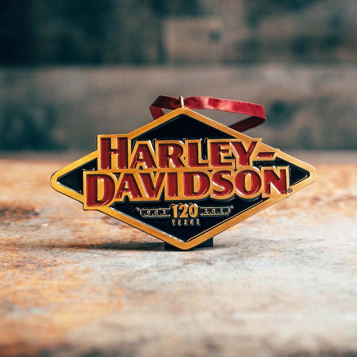 PRE-ORDER Harley-Davidson 120th Anniversary Metal Ornament - HDX-99260
