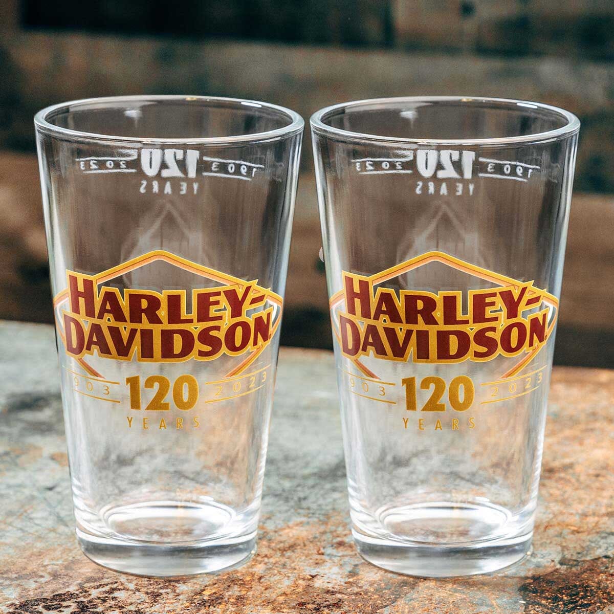 Harley-Davidson 120th Anniversary Pint Glass Set - HDX-98733