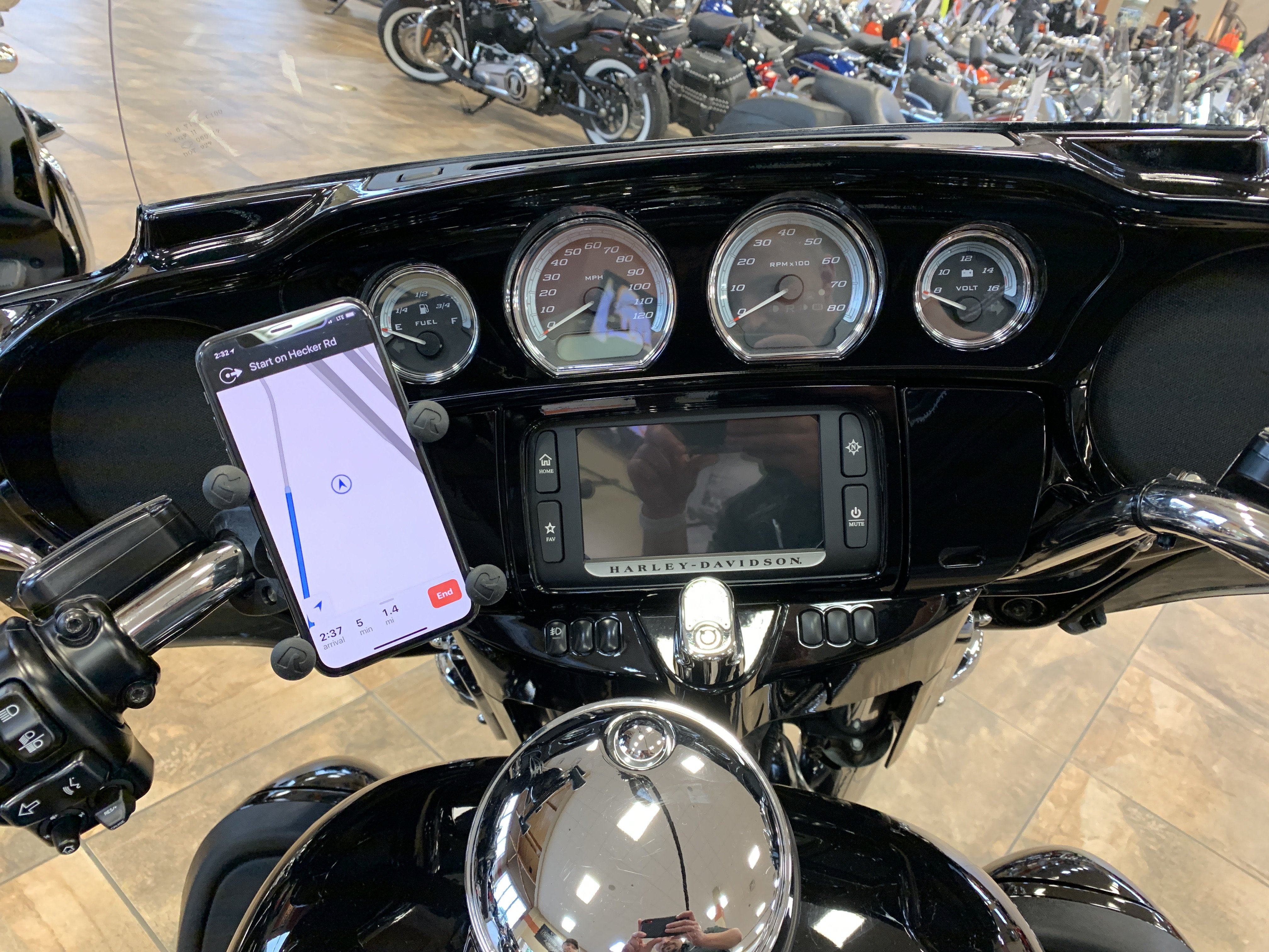 RAM X-Grip Phone Mount with RAM Snap-Link™ Tough-Claw™ Compatible with Harley-Davidson